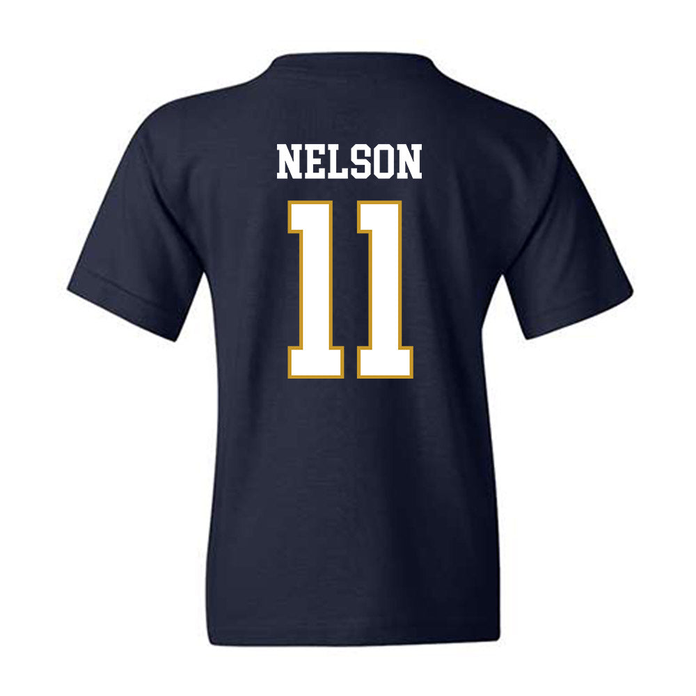 Notre Dame - NCAA Men's Ice Hockey : Danny Nelson - Classic Fashion Shersey Youth T-Shirt-1