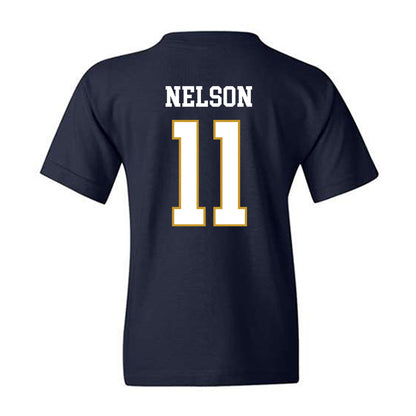 Notre Dame - NCAA Men's Ice Hockey : Danny Nelson - Classic Fashion Shersey Youth T-Shirt-1