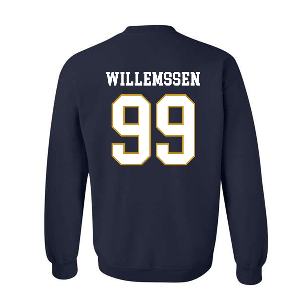 Notre Dame - NCAA Softball : Christina Willemssen - Classic Fashion Shersey Crewneck Sweatshirt-1