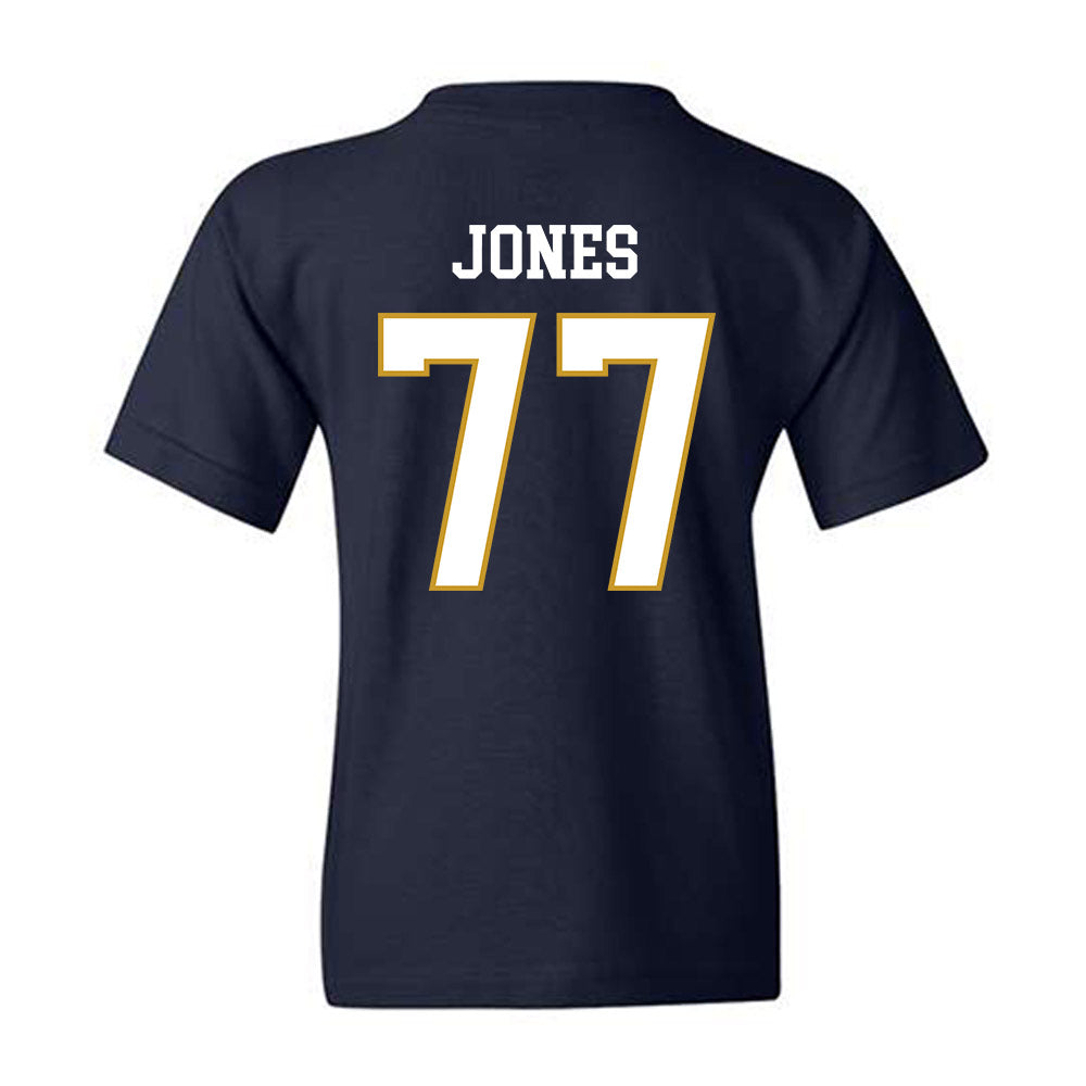 Notre Dame - NCAA Football : Peter Jones - Classic Fashion Shersey Youth T-Shirt-1