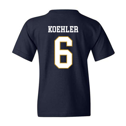 Notre Dame - NCAA Men's Basketball : Brady Koehler - Classic Fashion Shersey Youth T-Shirt-1