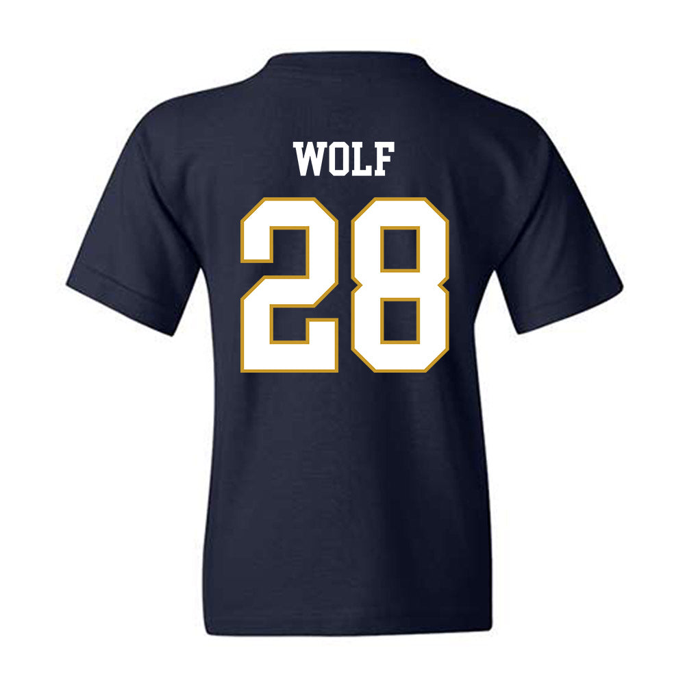 Notre Dame - NCAA Baseball : Rhys Wolf - Classic Fashion Shersey Youth T-Shirt-1