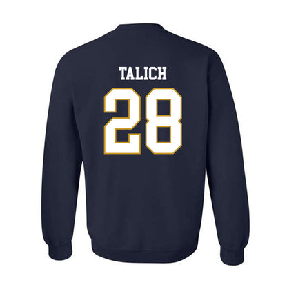 Notre Dame - NCAA Football : Luke Talich - Classic Fashion Shersey Crewneck Sweatshirt-1