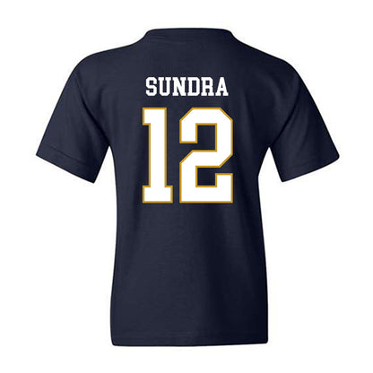 Notre Dame - NCAA Men's Basketball : Garrett Sundra - Classic Fashion Shersey Youth T-Shirt-1