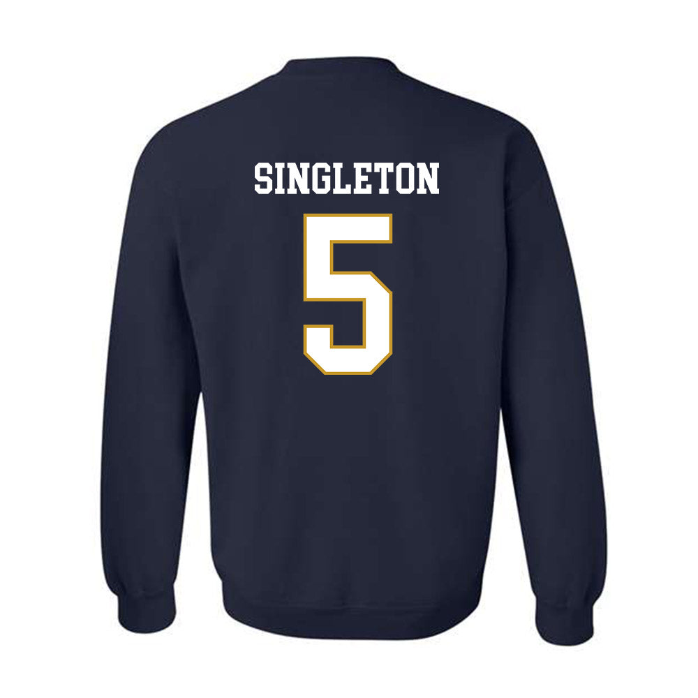 Notre Dame - NCAA Baseball : Dylan Singleton - Classic Fashion Shersey Crewneck Sweatshirt-1