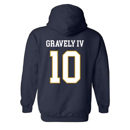 Notre Dame - NCAA Baseball : Warren Gravely IV - Classic Fashion Shersey Hooded Sweatshirt-1