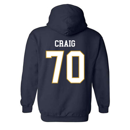 Notre Dame - NCAA Football : Ashton Craig - Classic Fashion Shersey Hooded Sweatshirt-1