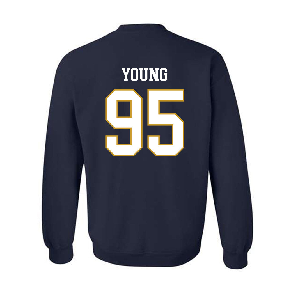 Notre Dame - NCAA Football : Bryce Young - Classic Fashion Shersey Crewneck Sweatshirt-1
