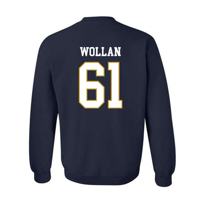 Notre Dame - NCAA Football : Robbie Wollan - Classic Fashion Shersey Crewneck Sweatshirt-1