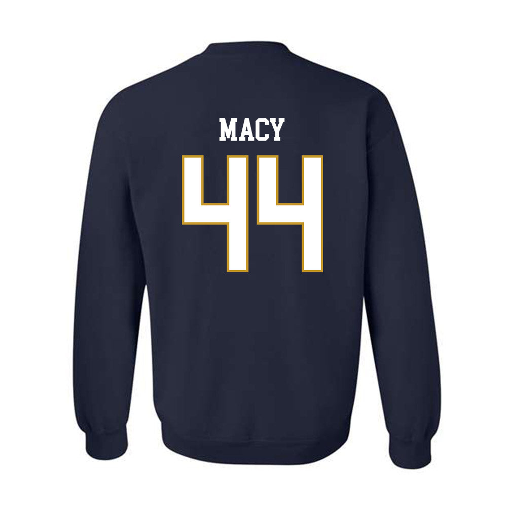 Notre Dame - NCAA Women's Basketball : Leah Macy - Classic Fashion Shersey Crewneck Sweatshirt-1