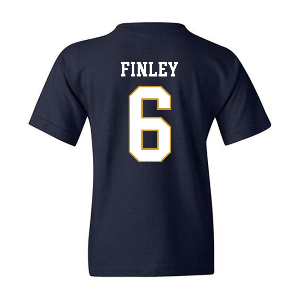 Notre Dame - NCAA Men's Lacrosse : Fisher Finley - Classic Fashion Shersey Youth T-Shirt-1