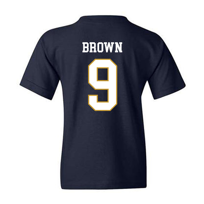 Notre Dame - NCAA Men's Ice Hockey : Cole Brown - Classic Fashion Shersey Youth T-Shirt-1
