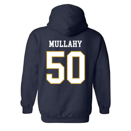 Notre Dame - NCAA Men's Lacrosse : Brendan Mullahy - Classic Fashion Shersey Hooded Sweatshirt-1