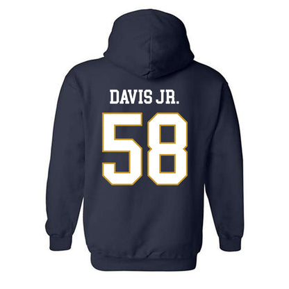 Notre Dame - NCAA Football : Thomas Davis Jr. - Classic Fashion Shersey Hooded Sweatshirt-1