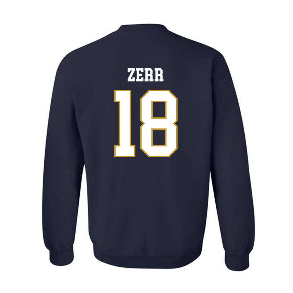 Notre Dame - NCAA Baseball : Aiden Zerr - Classic Fashion Shersey Crewneck Sweatshirt-1