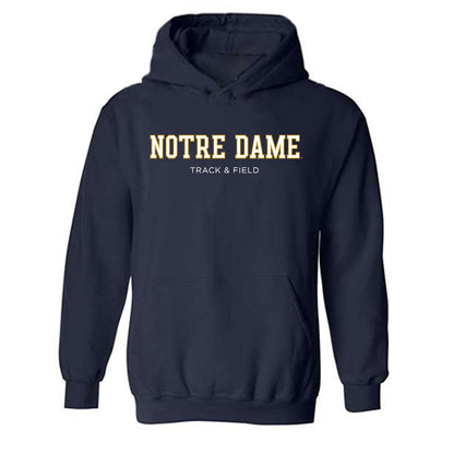 Notre Dame - NCAA Women's Track & Field : Rudecia Bernard - Classic Fashion Shersey Hooded Sweatshirt-0