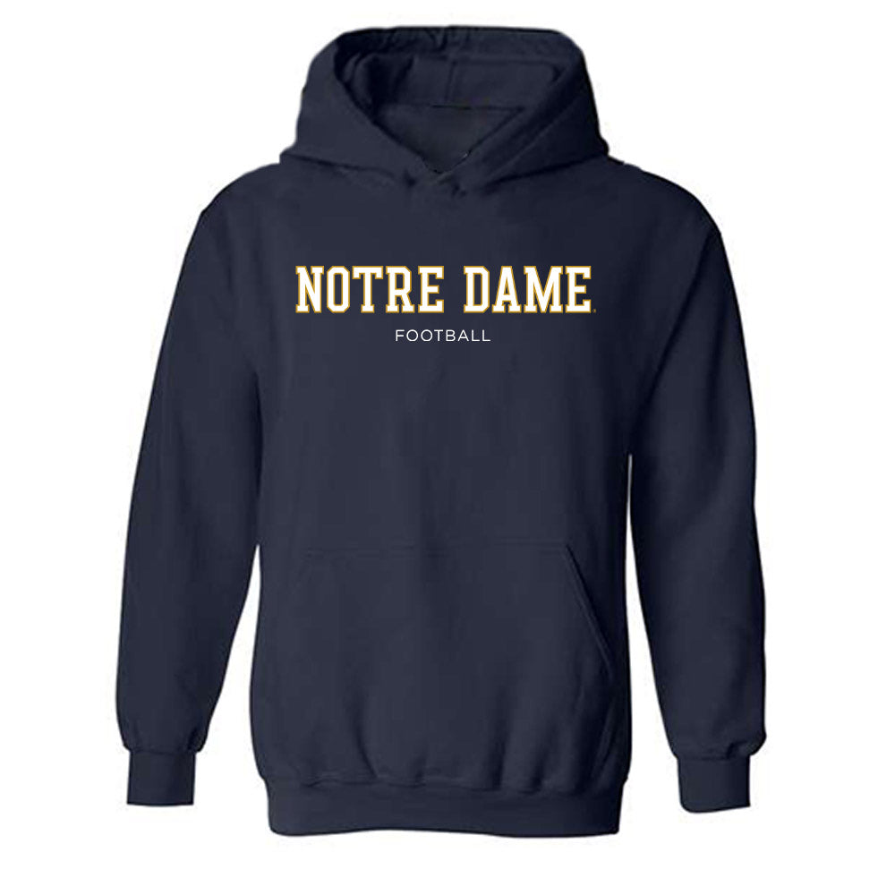 Notre Dame - NCAA Football : Bryce Young - Classic Fashion Shersey Hooded Sweatshirt-0