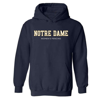 Notre Dame - NCAA Women's Fencing : Sedna Gandhi - Classic Fashion Shersey Hooded Sweatshirt
