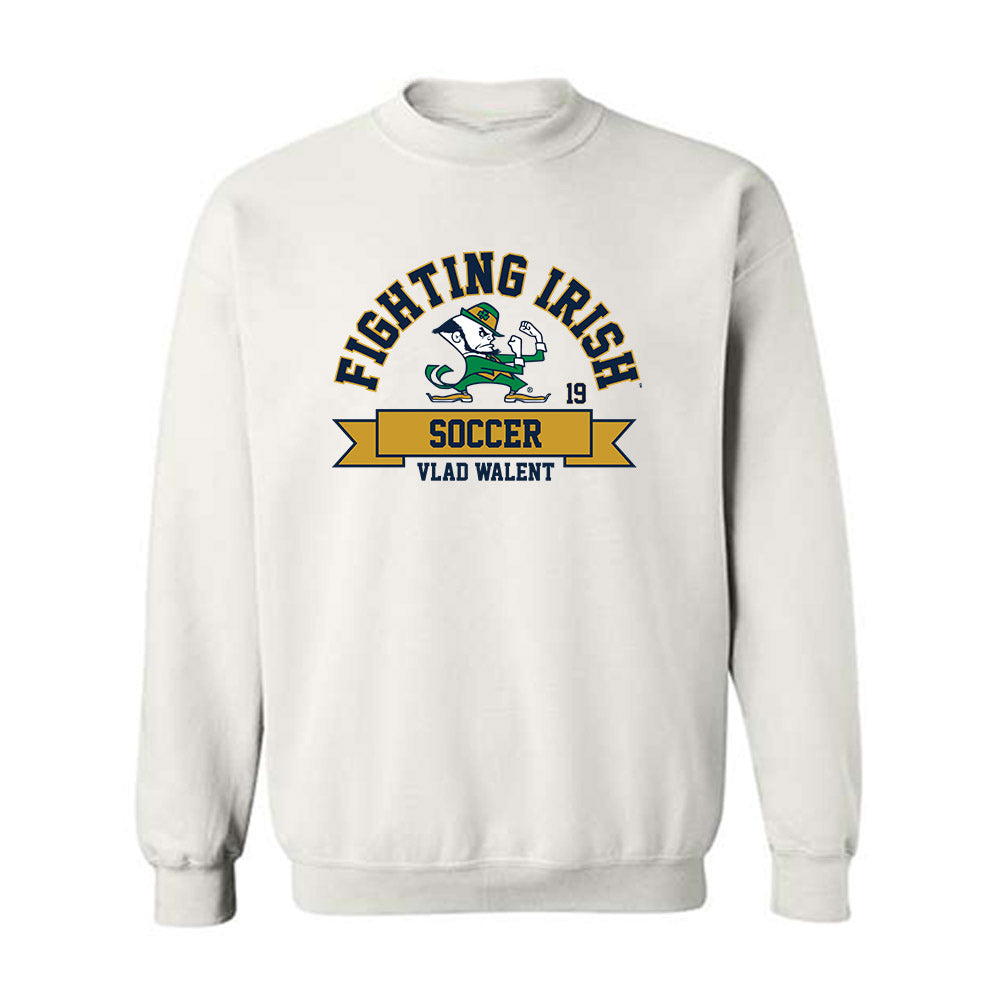 Notre Dame - NCAA Men's Soccer : Vlad Walent - Classic Fashion Shersey Crewneck Sweatshirt-0