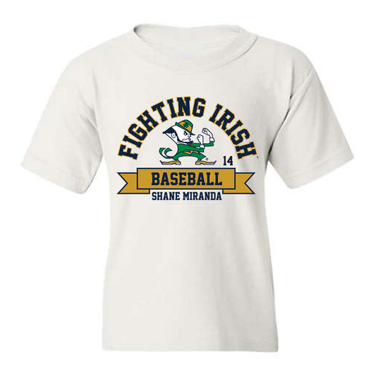 Notre Dame - NCAA Baseball : Shane Miranda - Classic Fashion Shersey Youth T-Shirt-0