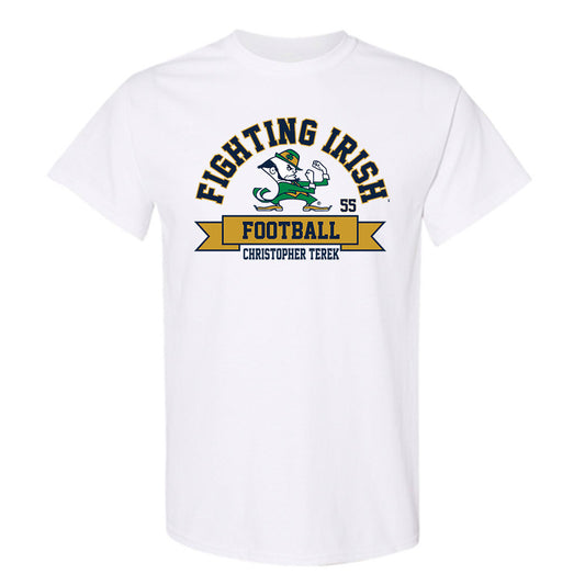 Notre Dame - NCAA Football : Christopher Terek - Classic Fashion Shersey T-Shirt-0