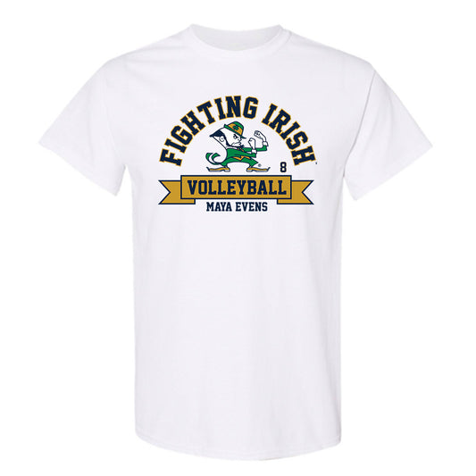 Notre Dame - NCAA Women's Volleyball : Maya Evens - Classic Fashion Shersey T-Shirt-0