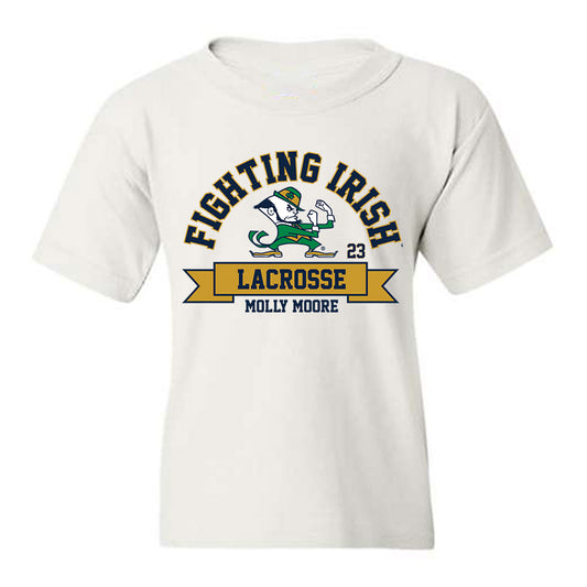 Notre Dame - NCAA Women's Lacrosse : Molly Moore - Classic Fashion Shersey Youth T-Shirt-0