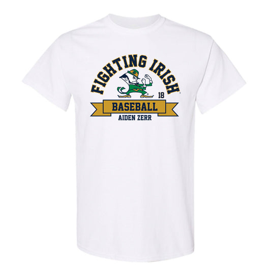 Notre Dame - NCAA Baseball : Aiden Zerr - Classic Fashion Shersey T-Shirt-0