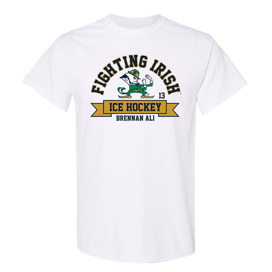 Notre Dame - NCAA Men's Ice Hockey : Brennan Ali - Classic Fashion Shersey T-Shirt-0