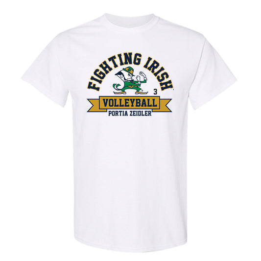 Notre Dame - NCAA Women's Volleyball : Portia Zeidler - Classic Fashion Shersey T-Shirt-0