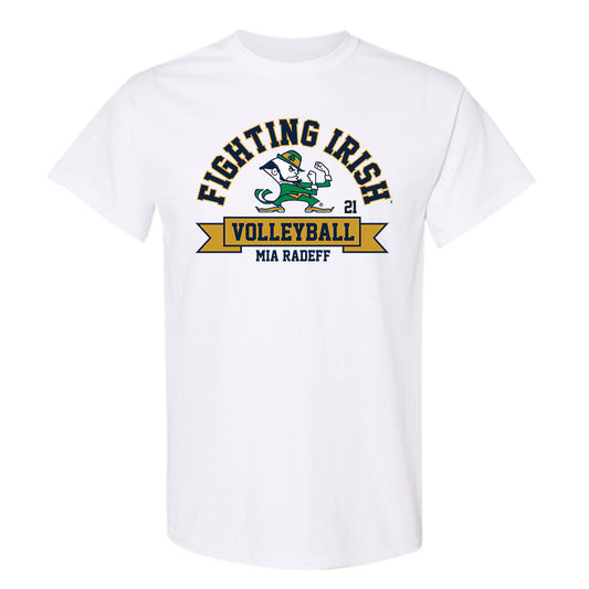 Notre Dame - NCAA Women's Volleyball : Mia Radeff - Classic Fashion Shersey T-Shirt-0
