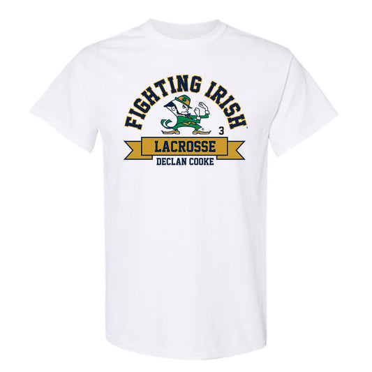 Notre Dame - NCAA Men's Lacrosse : Declan Cooke - Classic Fashion Shersey T-Shirt-0