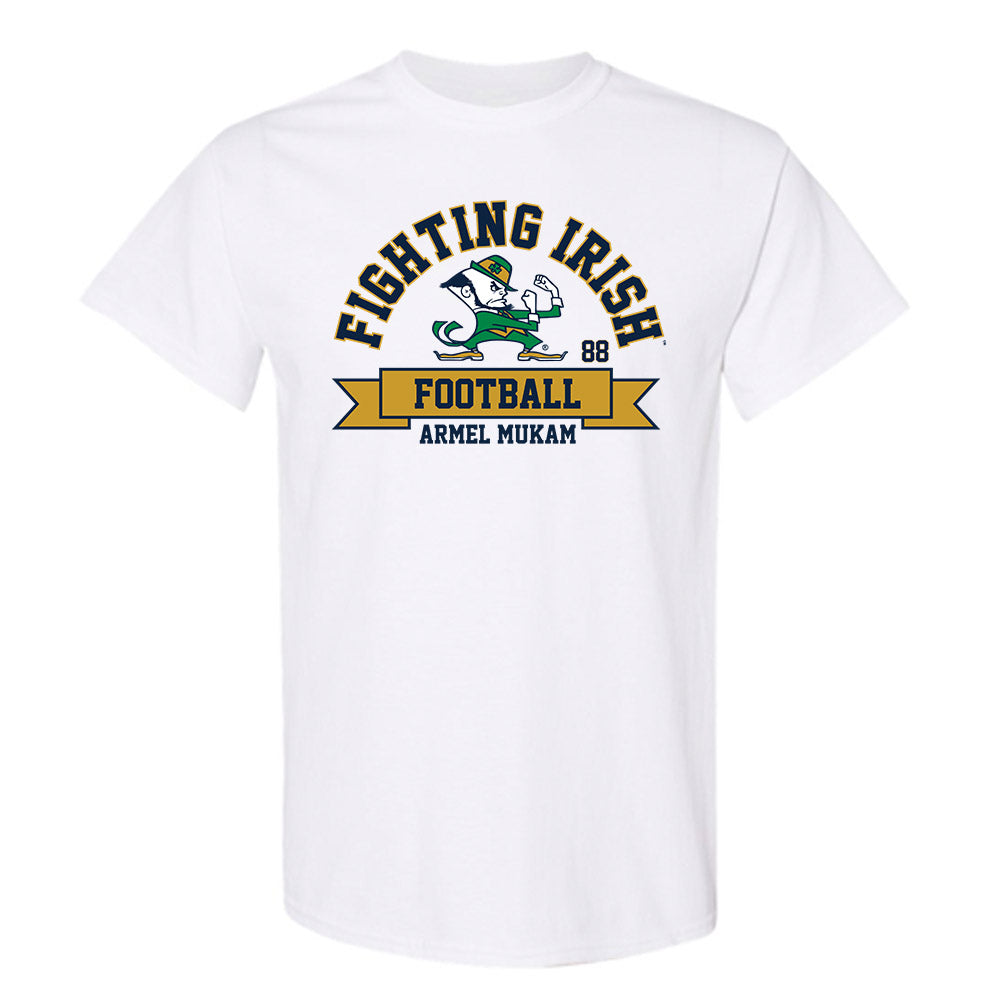 Notre Dame - NCAA Football : Armel Mukam - Classic Fashion Shersey T-Shirt