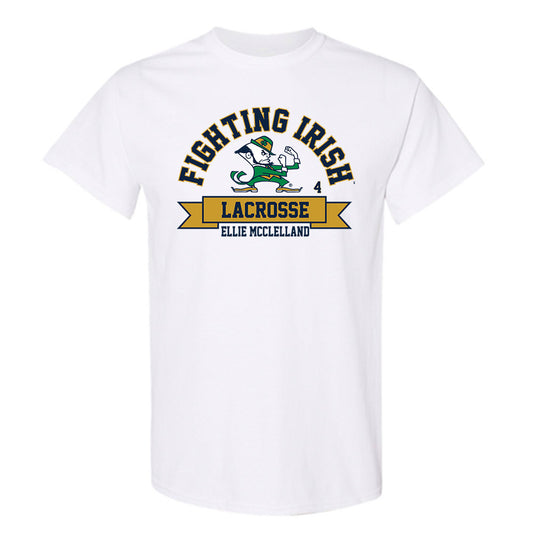 Notre Dame - NCAA Women's Lacrosse : Ellie McClelland - Classic Fashion Shersey T-Shirt-0
