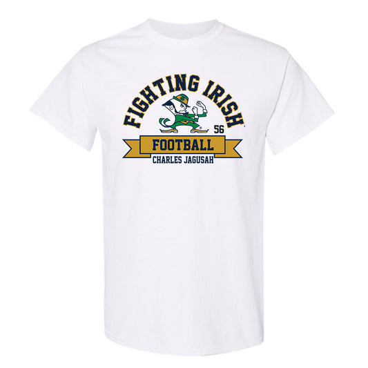 Notre Dame - NCAA Football : Charles Jagusah - Classic Fashion Shersey T-Shirt-0