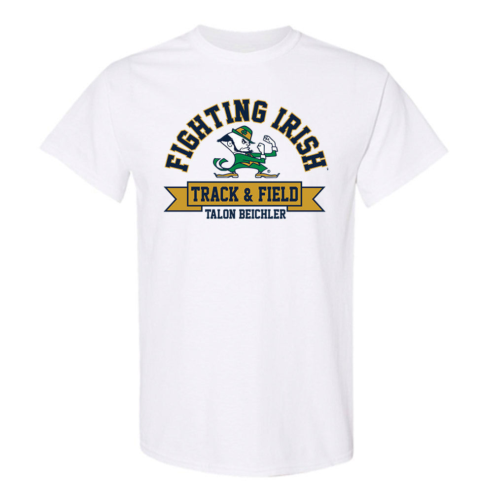 Notre Dame - NCAA Men's Track & Field : Talon Beichler - Classic Fashion Shersey T-Shirt-0