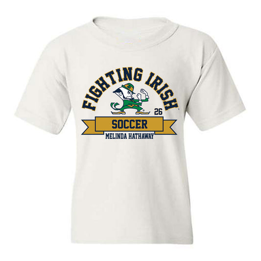 Notre Dame - NCAA Women's Soccer : Melinda Hathaway - Classic Fashion Shersey Youth T-Shirt-0