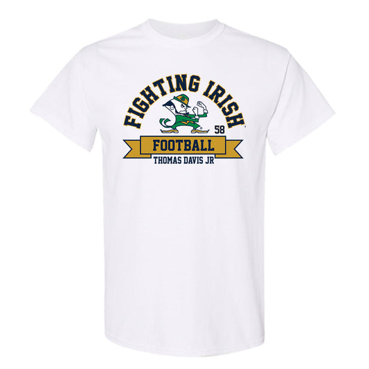 Notre Dame - NCAA Football : Thomas Davis Jr - Classic Fashion Shersey T-Shirt-0