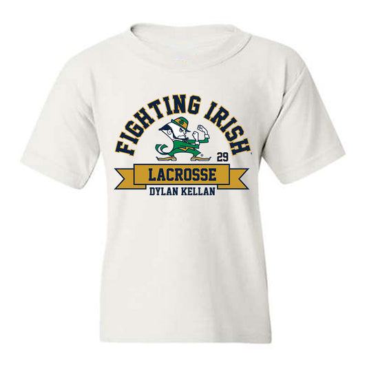 Notre Dame - NCAA Men's Lacrosse : Dylan Kellan - Classic Fashion Shersey Youth T-Shirt-0