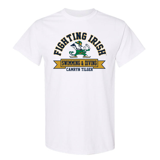 Notre Dame - NCAA Women's Swimming & Diving : Camryn Tilger - Classic Fashion Shersey T-Shirt-0