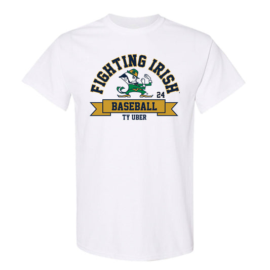 Notre Dame - NCAA Baseball : Ty Uber - Classic Fashion Shersey T-Shirt-0