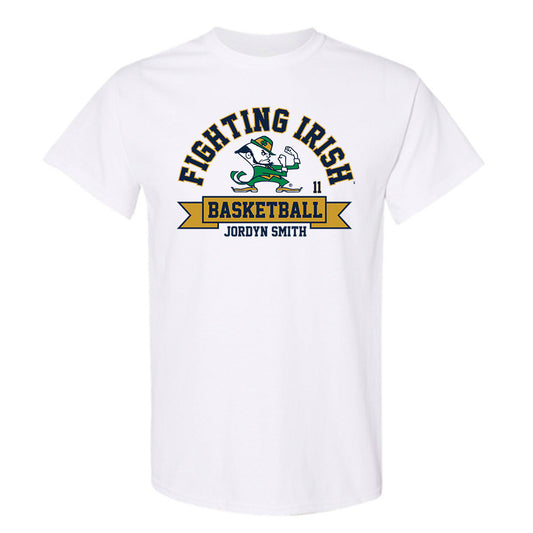 Notre Dame - NCAA Women's Basketball : Jordyn Smith - Classic Fashion Shersey T-Shirt-0