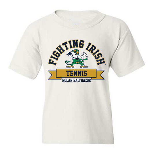 Notre Dame - NCAA Men's Tennis : Nolan Balthazor - Classic Fashion Shersey Youth T-Shirt-0