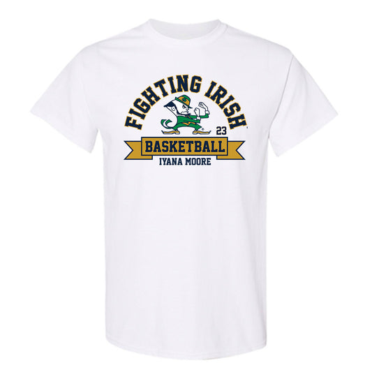 Notre Dame - NCAA Women's Basketball : Iyana Moore - Classic Fashion Shersey T-Shirt-0