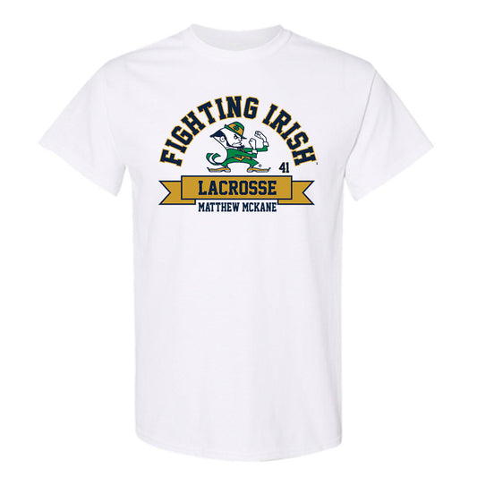 Notre Dame - NCAA Men's Lacrosse : Matthew McKane - Classic Fashion Shersey T-Shirt-0