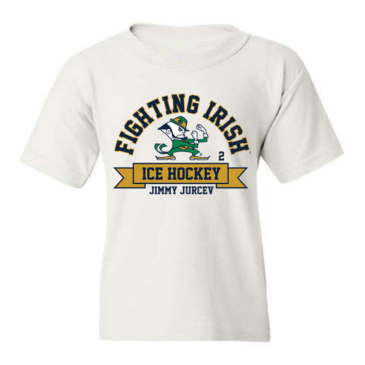 Notre Dame - NCAA Men's Ice Hockey : Jimmy Jurcev - Classic Fashion Shersey Youth T-Shirt