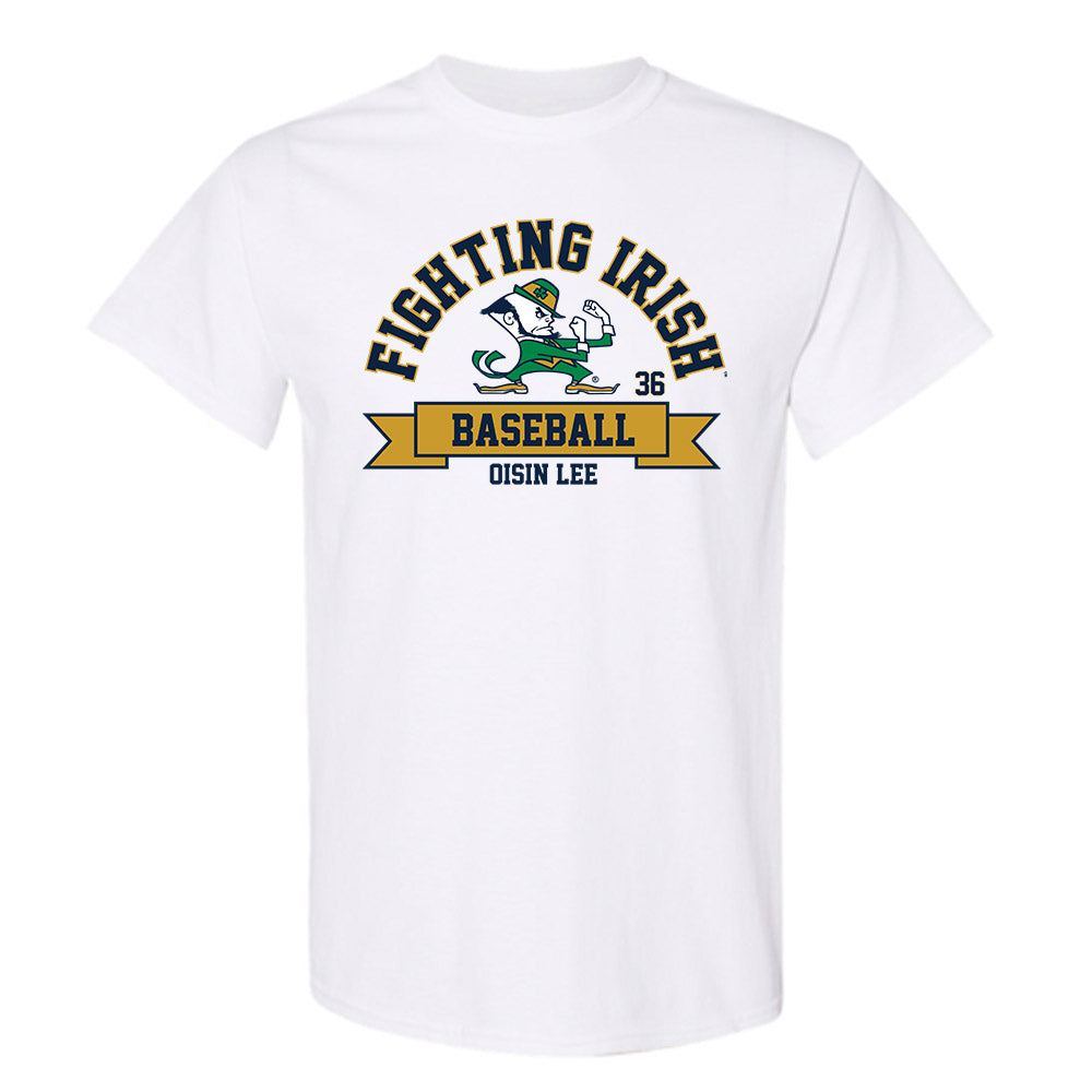 Notre Dame - NCAA Baseball : Oisin Lee - Classic Fashion Shersey T-Shirt