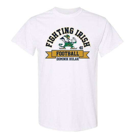 Notre Dame - NCAA Football : Dominik Hulak - Classic Fashion Shersey T-Shirt-0