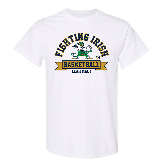 Notre Dame - NCAA Women's Basketball : Leah Macy - Classic Fashion Shersey T-Shirt-0