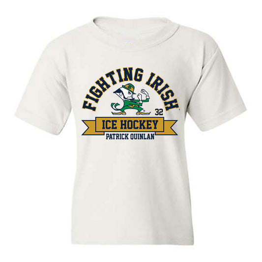 Notre Dame - NCAA Men's Ice Hockey : Patrick Quinlan - Classic Fashion Shersey Youth T-Shirt-0